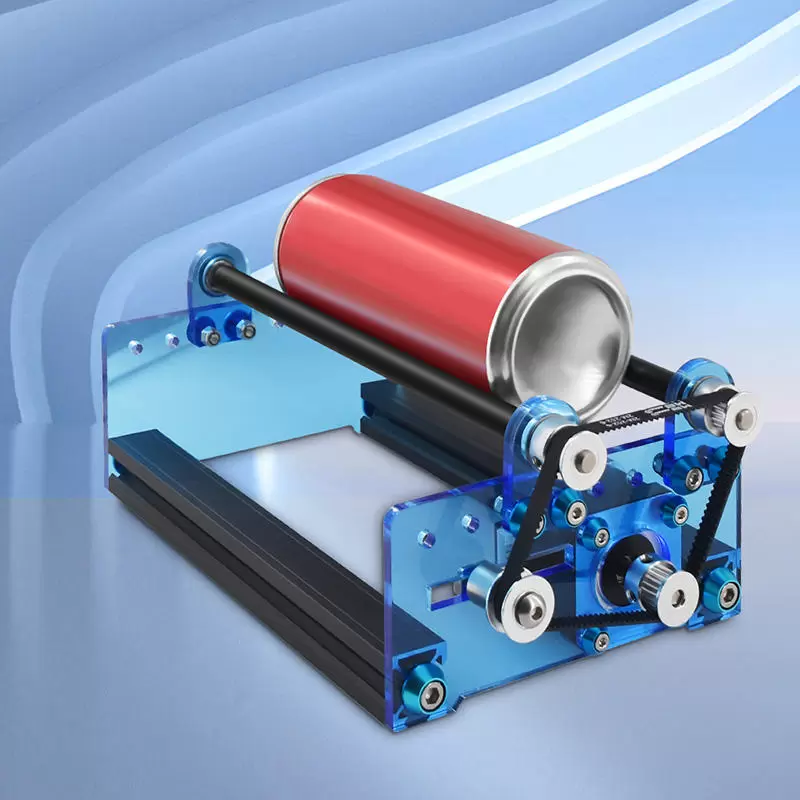 TWOTREES Y-axis Rotary Roller for Laser Engraver 360° rotating Heightening Footrest For Laser Engraving Extra Long Objects Cans - Image 5