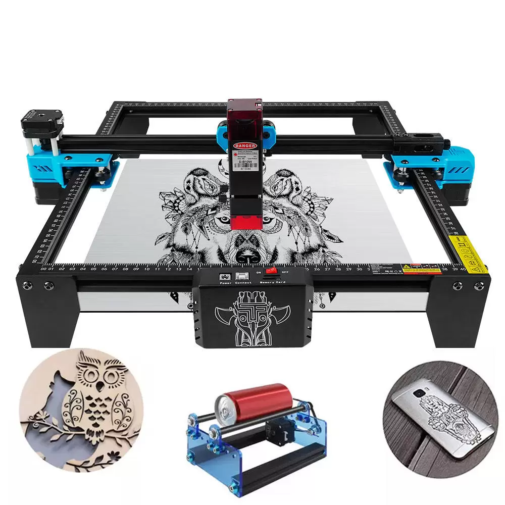 TWOTREES TTS-10 Pro Laser Engraver Stainless Steel Logo Printer Metal Laser Engraving Machine For Cutting Acrylic Wood Leather - Image 4