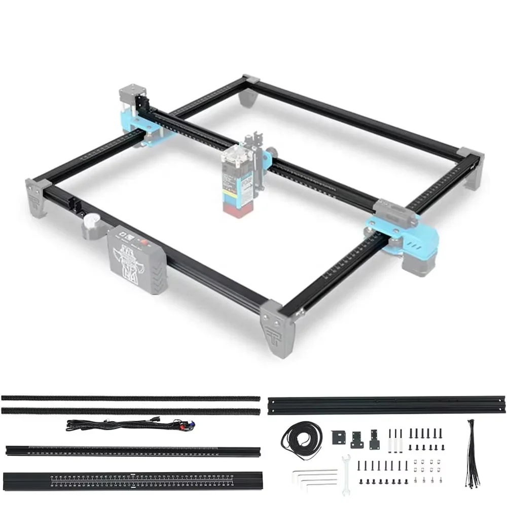 New TWOTREES TTS55 Laser Engraver Aluminum Frame Expansion Kit, Expand Working Area Up to 600x600mm, 1-Year Warranty - Image 4