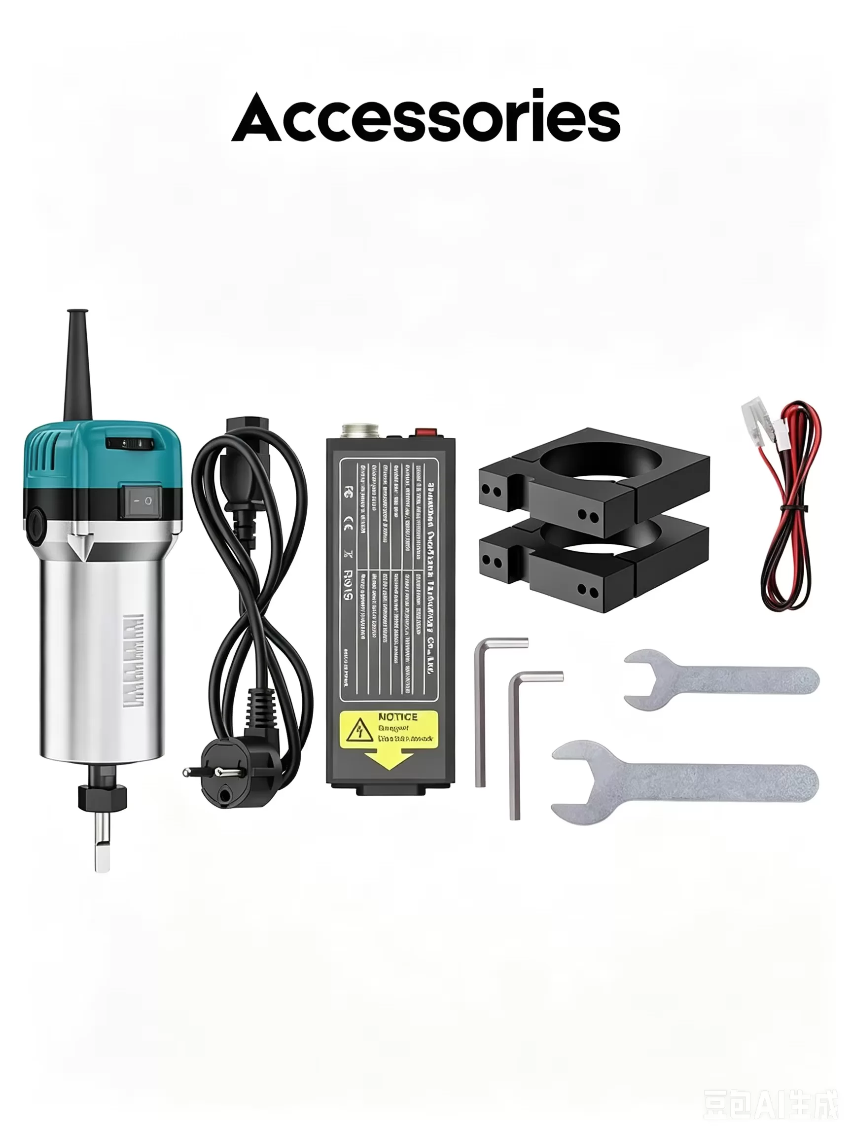TWOTREES 800W Wood Trimmer Router Spindle For TTC450 Engraver Wood Router Compact Router Tool With Case TTC 450 Trimmer Kit - Image 6
