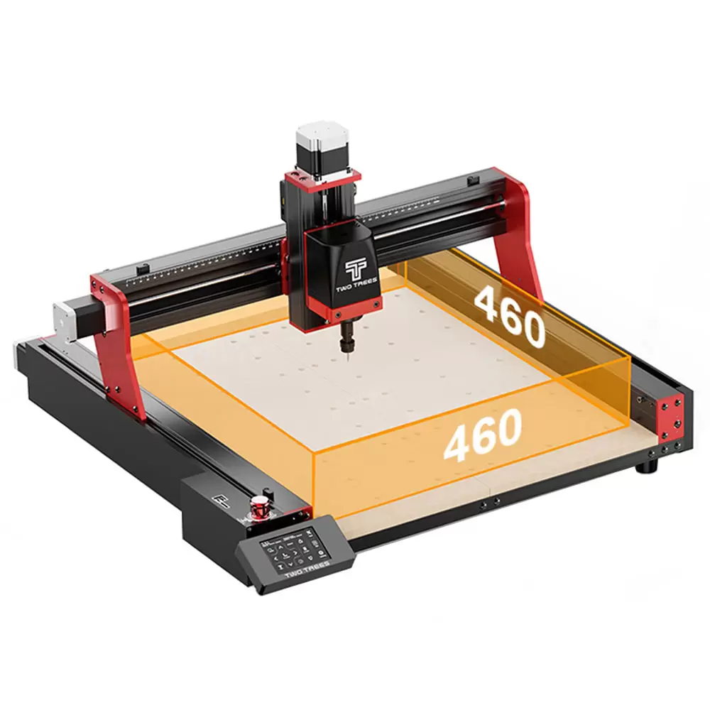 Twotrees TTC450 PRO Laser Milling Engraver Machine 4 AxisDIY Woodworking Cutting Screen UI Upgrade Support Switching Laser Mode - Image 7