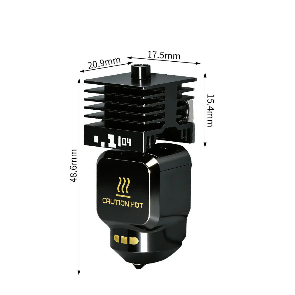 NEW Upgrade: Bambu Lab P2S/P2SC High-Temp Hotend Kit (Detachable 0.4mm Hardened Steel Nozzle) - Image 2