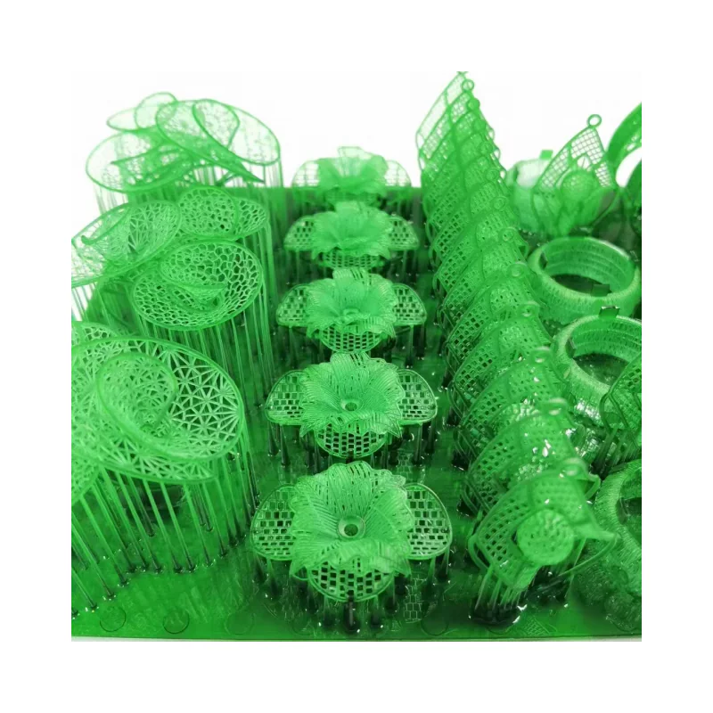 405nm Jewelry Photopolymer Resin, Skin‑Tone Green Yellow Transparent for Popular LCD DLP 3D Printers - Image 2