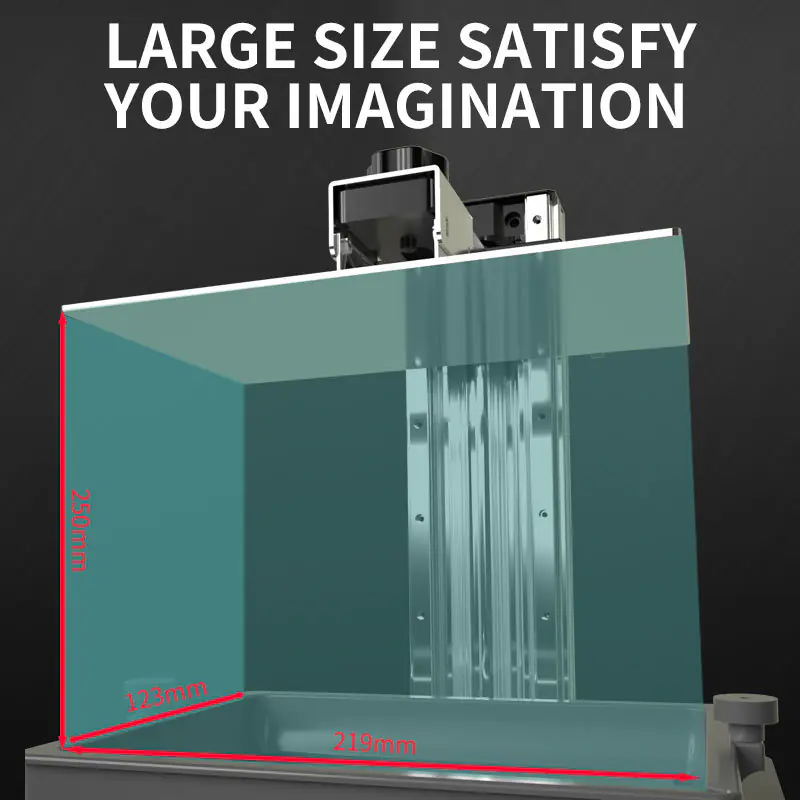 Manufacturer 10.1‑Inch 16K LCD 3D Printer Kit, Automatic for Dental & Jewelry Rapid Printing - Image 4