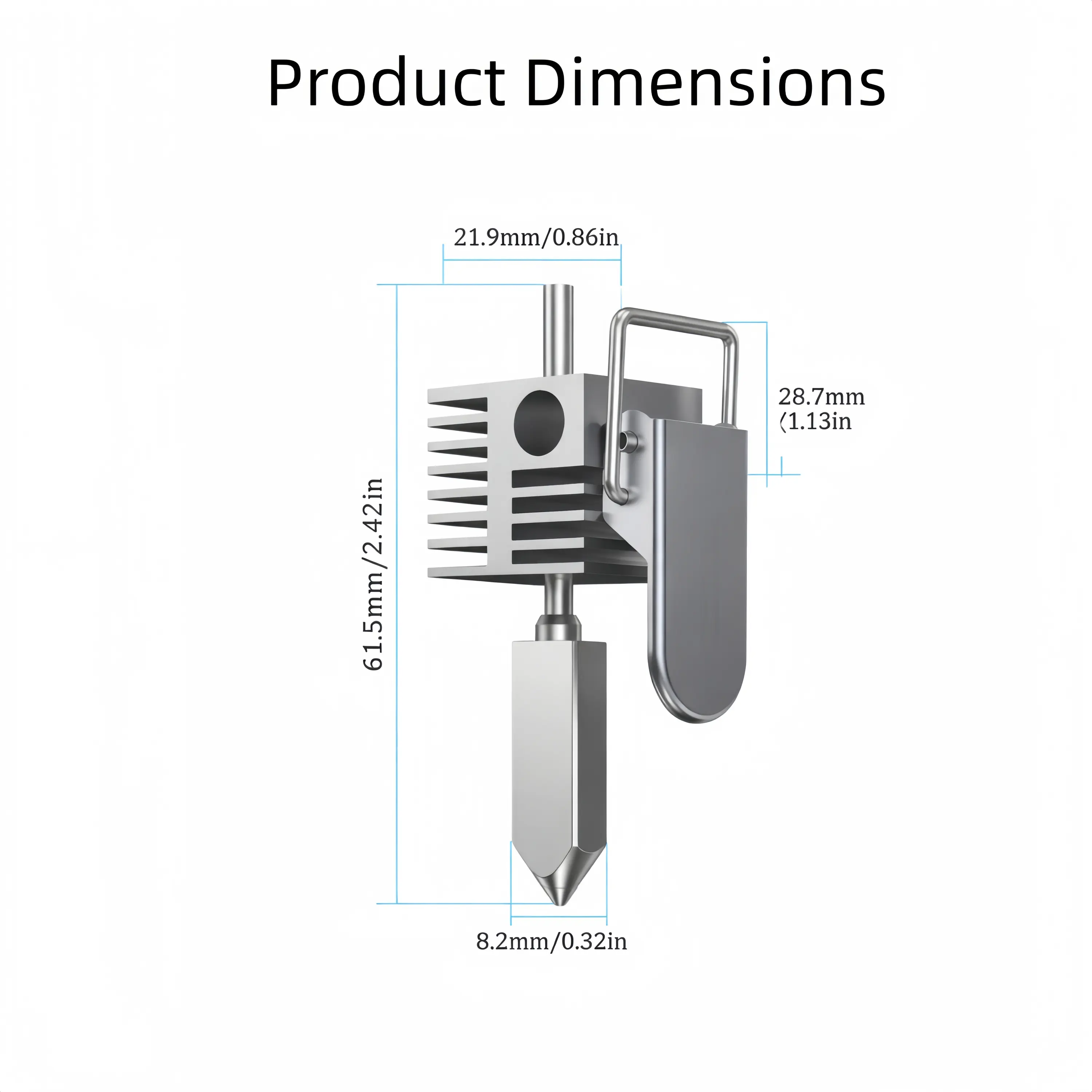 Quick‑Swap Hotend Nozzle Kit for Creality SPARKX I7, 0.2‑0.8mm 3D Printer Replacement Parts - Image 3