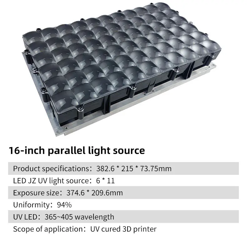 New EMAKE 3D COB LED Light Source, 14/16 Inch Parallel‑Design for Resin 3D Printer, 1‑Year Custom Warranty - Image 4