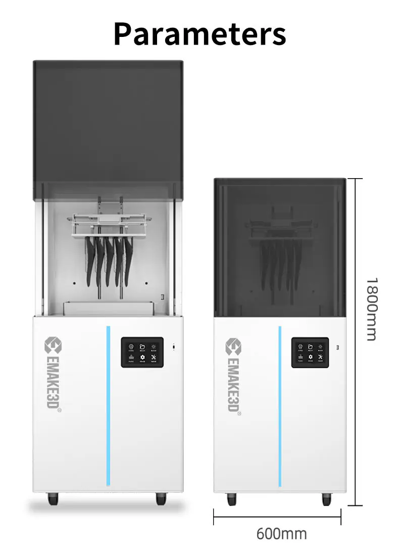 High-Power 4K DLP 3D Printer, 384×216mm Large Format Industrial Resin Printer, 1-Year Warranty - Image 4