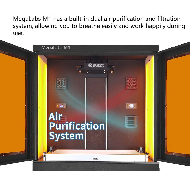 Emake 3D DLP MegaLabs M1 4K 3D Printer, Ultra-Large 533×300×550mm High-Precision Industrial Printer - Image 3
