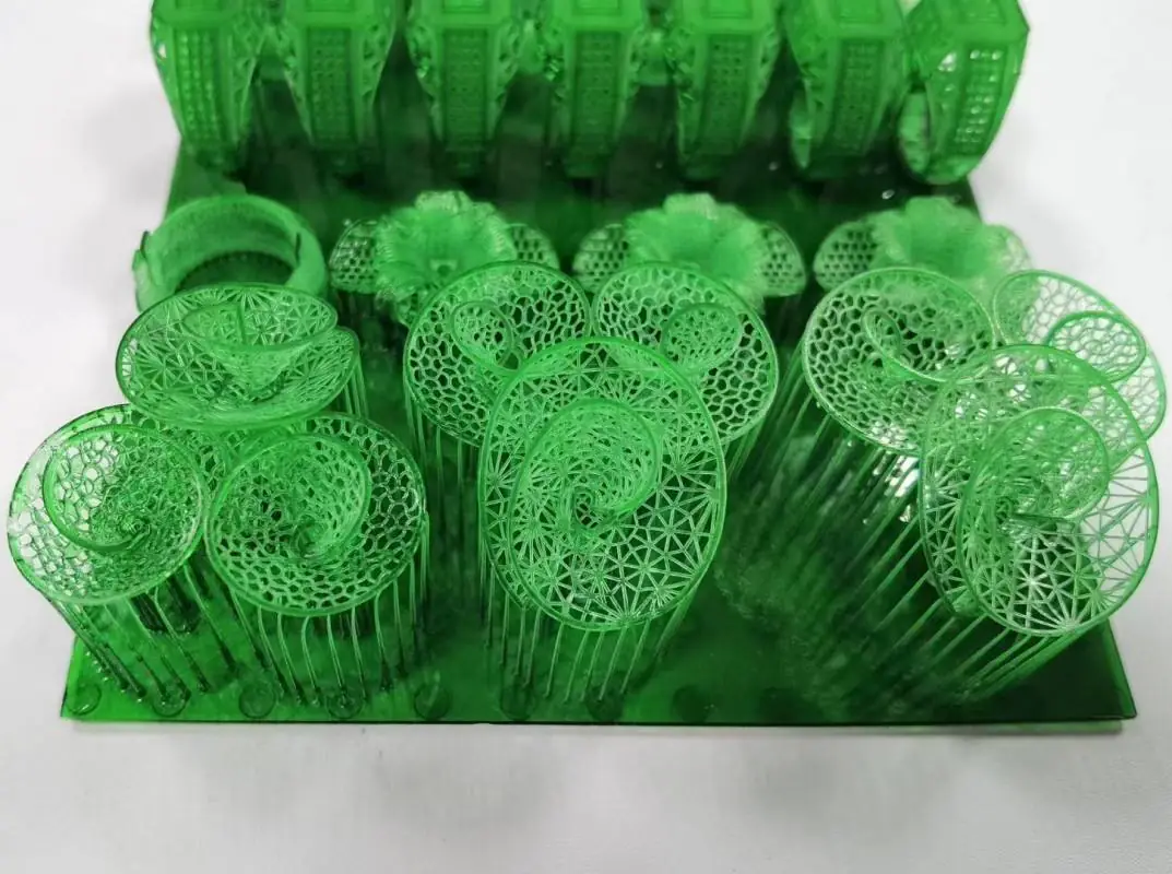405nm Jewelry Photopolymer Resin, Skin‑Tone Green Yellow Transparent for Popular LCD DLP 3D Printers - Image 3