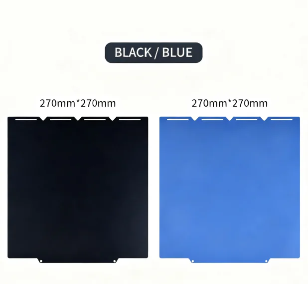 Upgraded 270×270mm Double‑Sided Build Plate Steel Sheet for Snapmaker U1 3D Printer, Blue & Black 3D Printer Replacement Parts - Image 5