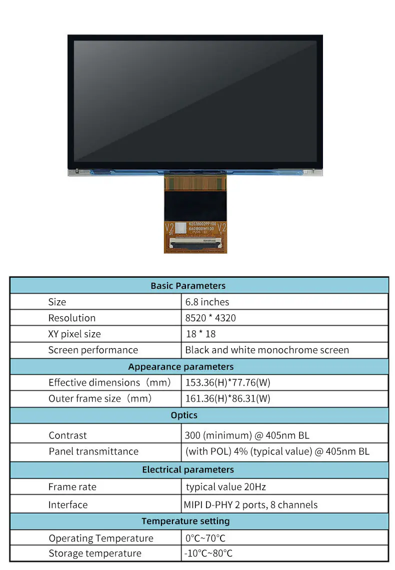 New EMAKE 3D Monochrome LCD 3D Printer, 6.8/10.1/14/16 Inch with COB LED Parallel Light Source, 1-Year Warranty - Image 4
