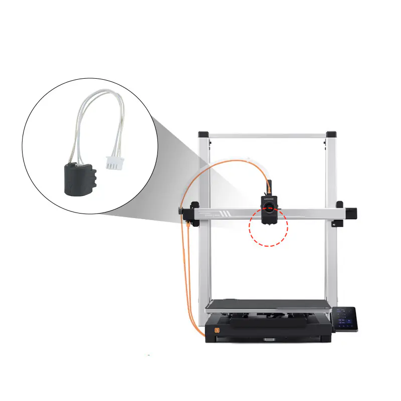 Anycubic Kobra 3 Max Hotend Assembly, Quick‑Swap Hardened Steel Integrated Nozzle 0.4mm 0.6mm 0.8mm, Fit for Kobra 3 Max Combo 3D Printer - Image 5