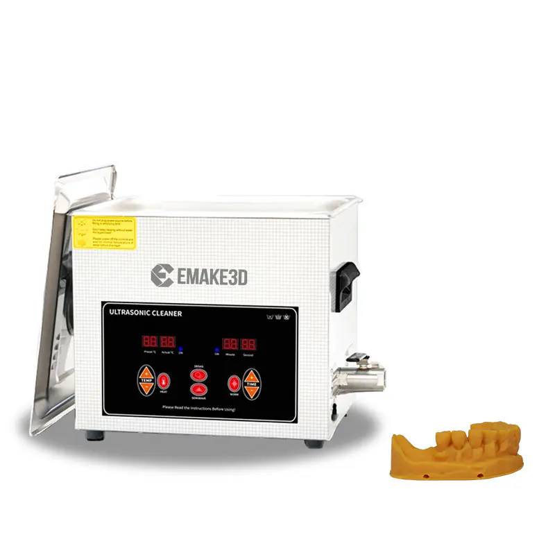 Emake 3D Industrial Resin Ultrasonic Cleaning Machine, Quick Easy-Operate Cleaning Box with 1-Year Warranty - Image 5