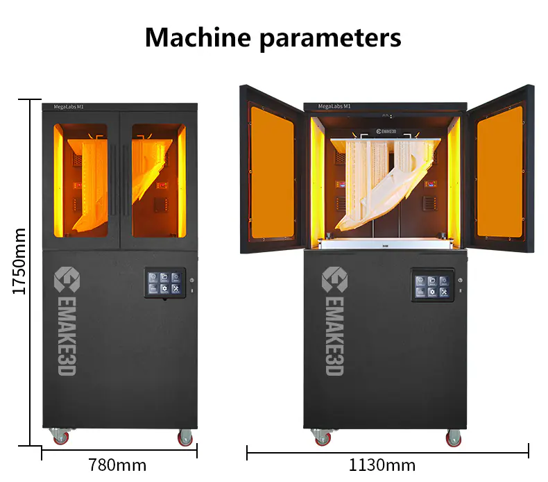 Emake Ultra-Large Integrated Photocurable 4K DLP 3D Printer, 20000+ Hours Lifespan for Medical Applications - Image 6