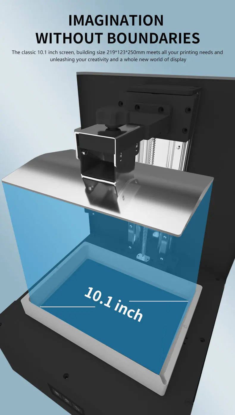 Hifun3D 16K High Precision LCD Resin 3D Printer, 10.1/14 Inch Screen High Speed Printing with Exquisite Details - Image 2