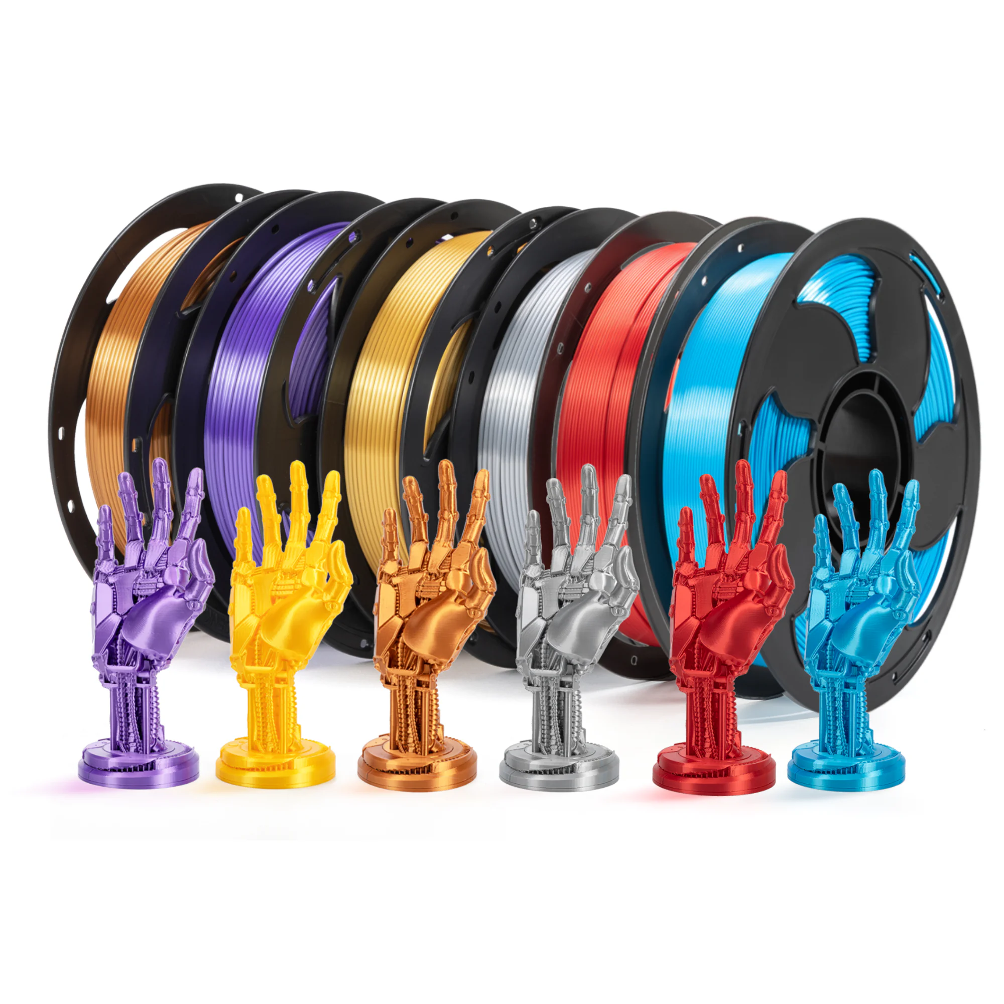 Toksen PLA Filament 1.75mm 200g/250g, Matte & Regular Color, Easy Printing High-Performance PLA for FDM 3D Printers, Small Spool Plastic Moulding Material - Image 4