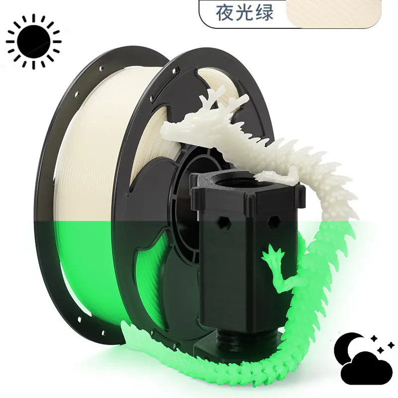 Glow in Dark PLA Filament 1.75mm, Luminous 3D Printing Material for Cosplay Toys & Decor - Image 6
